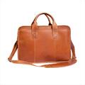 Canyon Outback Leather 15 in. Buffalo Valley Leather Briefcase, Distressed Tan CS223-26